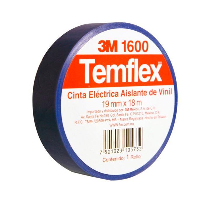 Temflex Cinta Azul 3M - TEMFLEX1600AZ