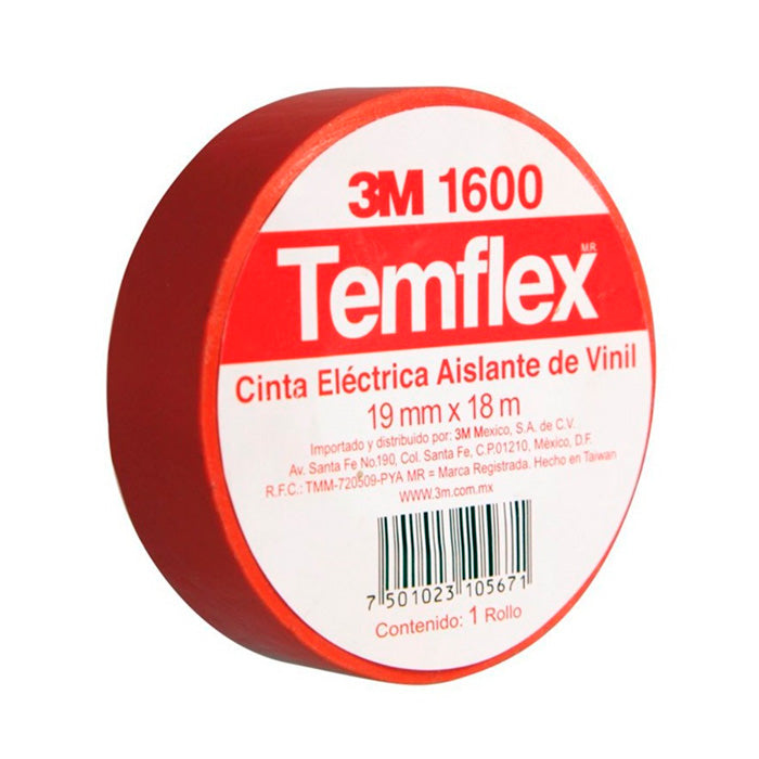 Temflex Cinta Roja 3M - TEMFLEX1600R