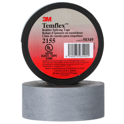 Cinta Eléctrica de Hule 3M Temflex 2155