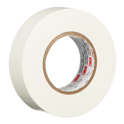 Cinta aislante blanca 3M Temflex 165 de 19 mm x 18 m para identificación y protección de cables