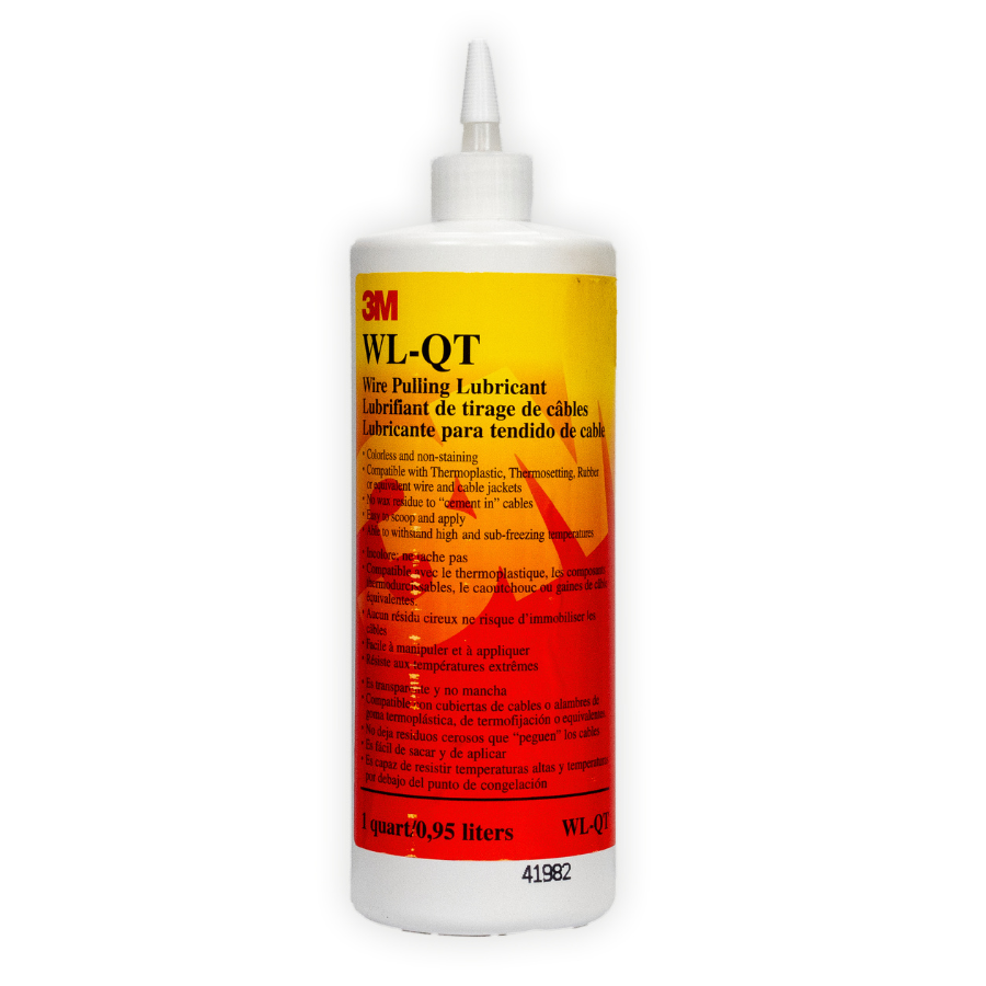 Lubricante para tirado de cable 3M WL-QT en botella de 0.95 litros