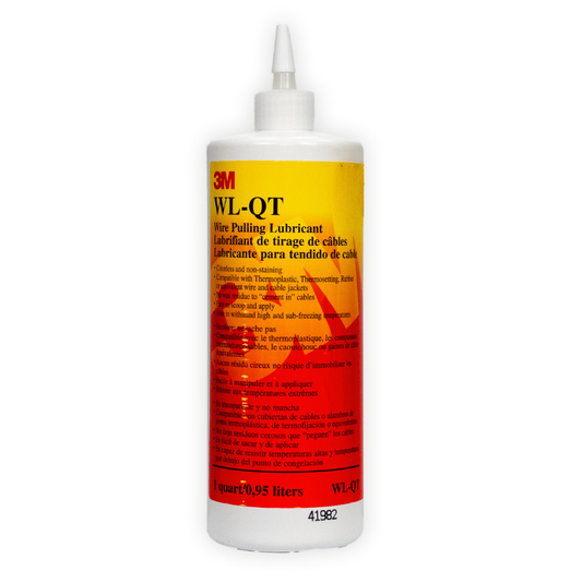 Lubricante para tirado de cable 3M WL-QT en botella de 0.95 litros