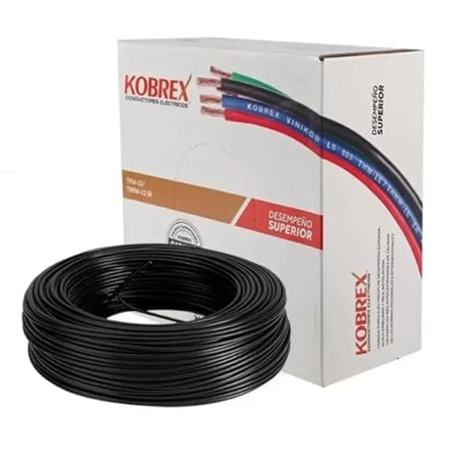 Cable THW-LS Negro Rollo 100 , 500 y 1000 mts