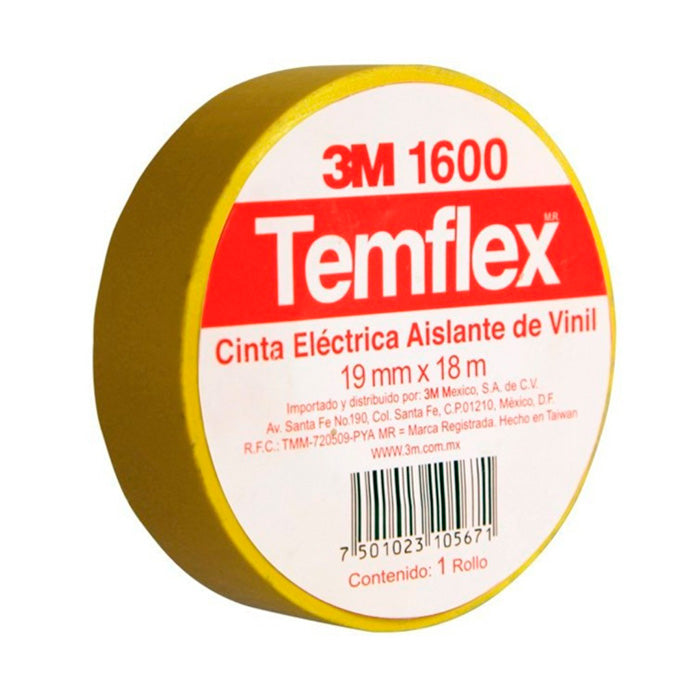 Temflex Cinta Amarilla 3M - TEMFLEX1600A