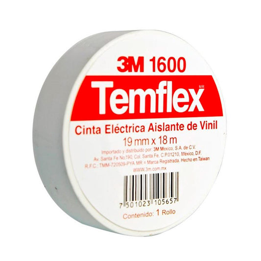 Temflex Cinta Blanca 3M - TEMFLEX1600B