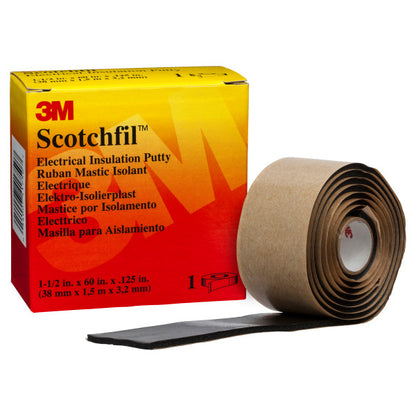 Rollo de masilla para aislamiento eléctrico 3M Scotchfil color negro