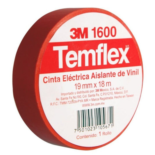 Temflex Cinta Roja 3M - TEMFLEX1600R